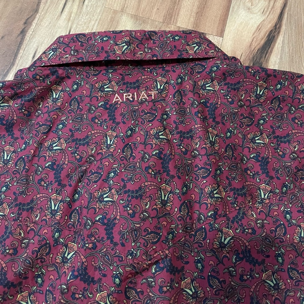 Ariat Men's Samson Snap Long Sleeve Western Shirt Sz XXL - Picture 6 of 9
